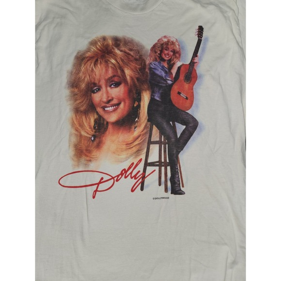 Vintage 1998 Dolly Parton Dollywood Shirt Tee XL Country Tour 90s Dollywood EUC